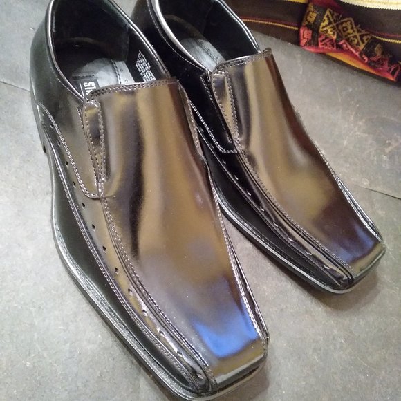 Stacy Adams CASSIDY Mens Black 20118-001 Slip On Casual Dress Shoes 6M - Picture 1 of 4